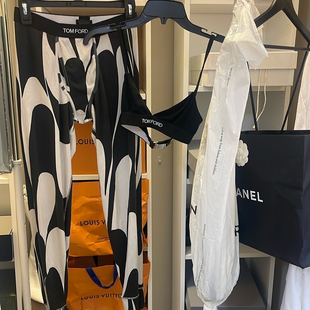 Tom Ford Black and White Patterned Set